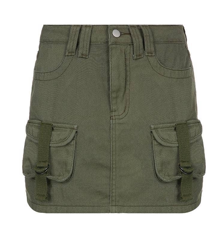 Street Style High-Waisted Bodycon Skirt