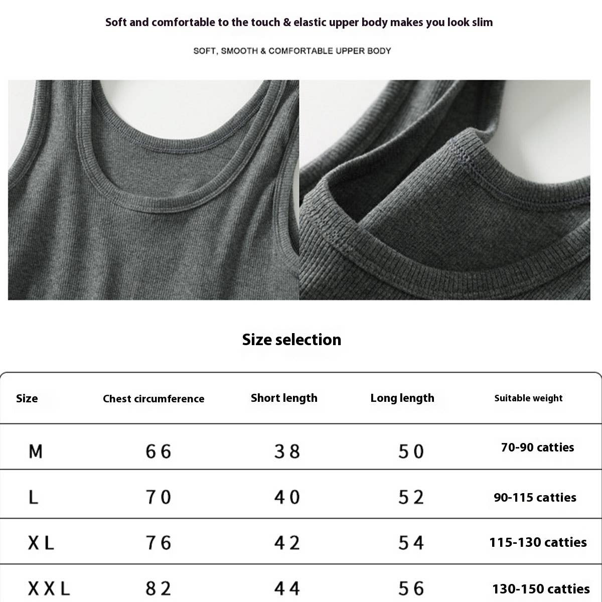 SHORT BASE RIBBED CAMISOLE HIGH NECK TANKS_CWTTK0798