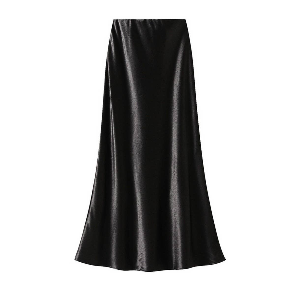 SATIN FISHTAIL MIDI SKIRT WITH SLIMMING FIT_CWBMS0334