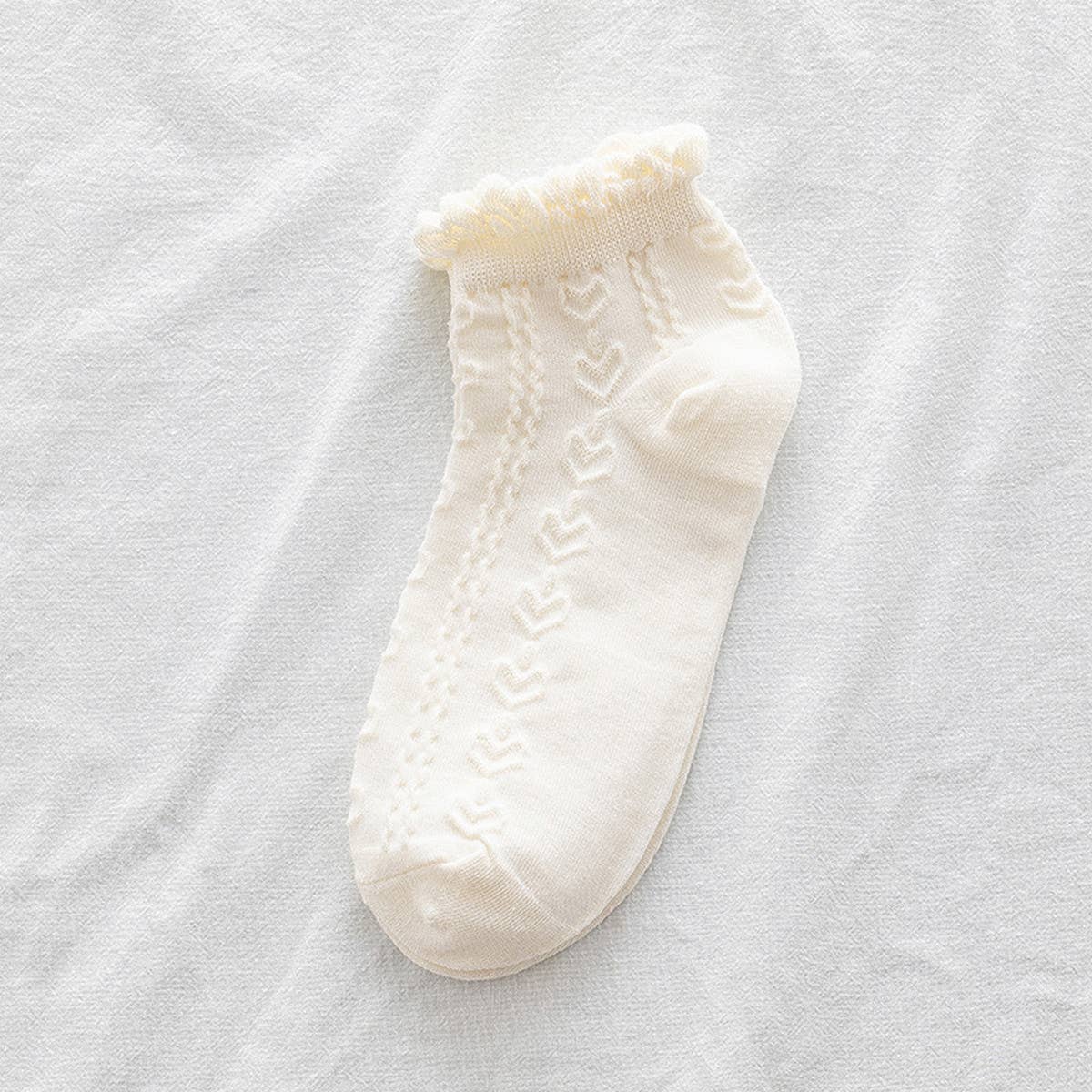 Women Simple Cotton Socks_Cwms0432