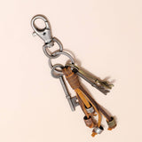 Vintage Style Long Tassel Leather Keychain_Cwmm4705