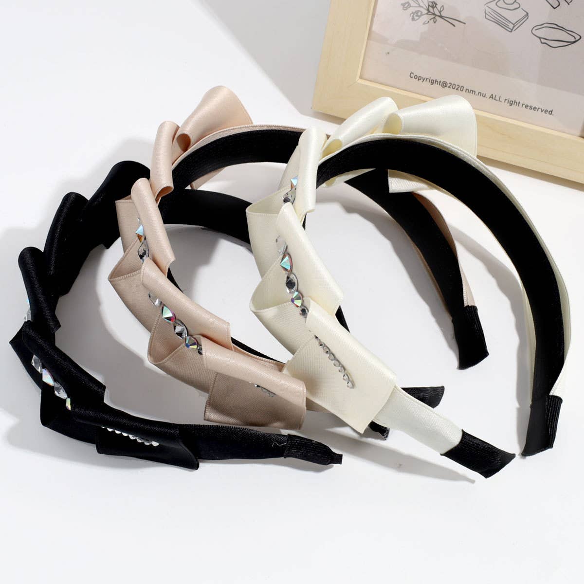 SIMPLE SIDE PLEATED WIDE HEADBAND_CWAHA2250