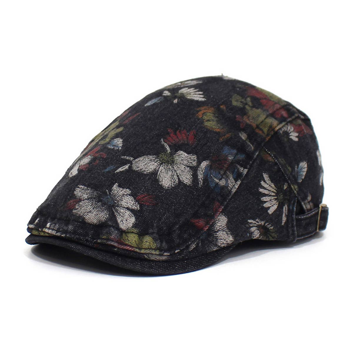 RETRO 2024 NEW PRINTED FLOWER BERET_CWAB2919