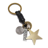 CREATIVE FIVE POINTED STAR PENDANT KEYCHAIN_CWMM4764