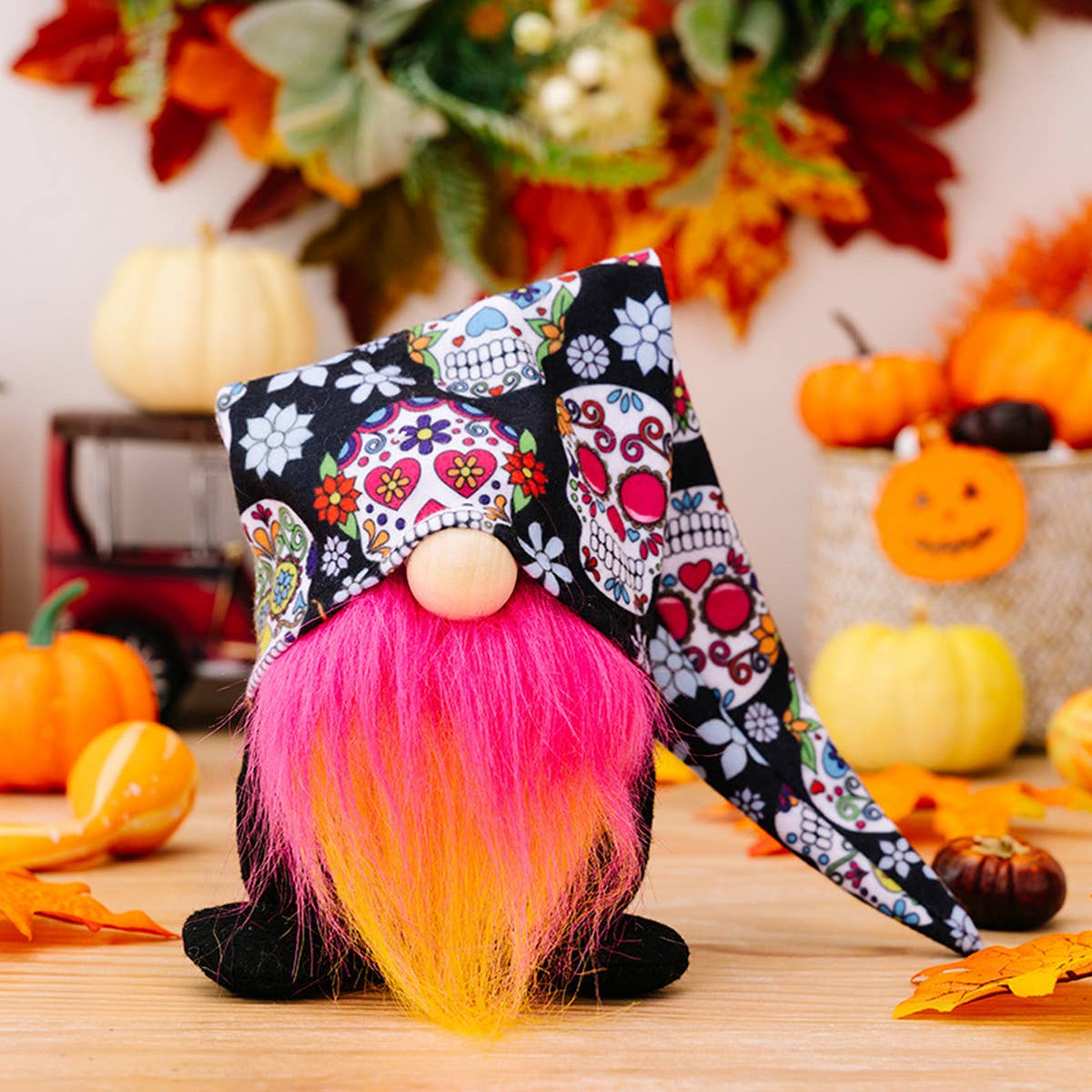 HALLOWEEN HAT DWARF DOLL COLORFUL ORNAMENTS_CWMM1767