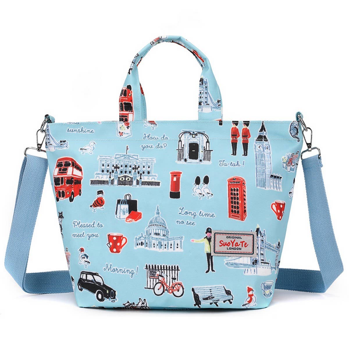 Oxford Printed Nylolightweight Shoulder Bag_Cwasc1784