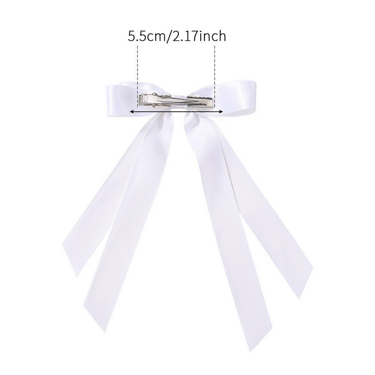 CHILDRENS DOUBLE LAYER RIBBON BOW HAIRPIN_CWAHA2343
