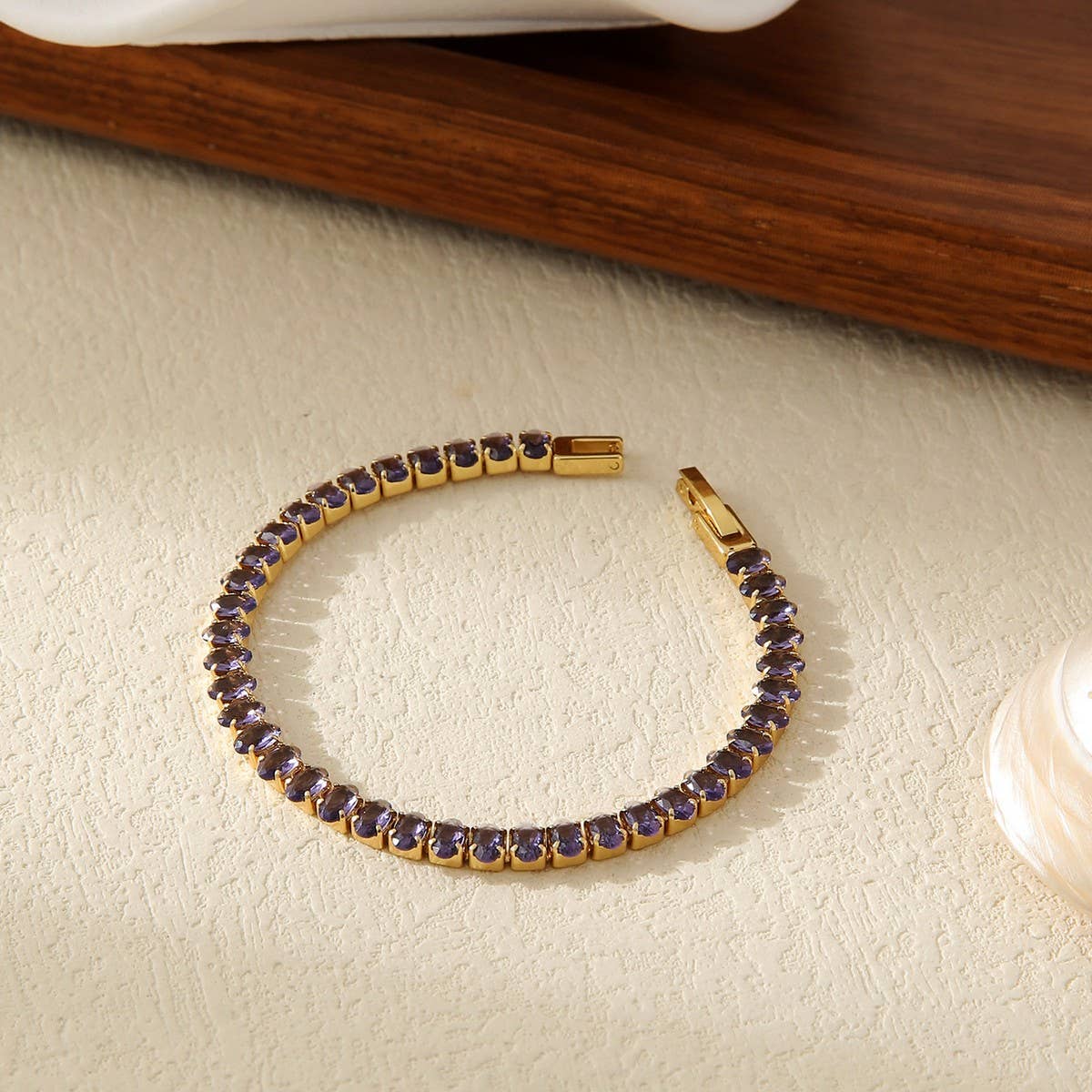 MULTI COLOR DIAMOND SINGLE ROW FULL DIAMONDBRACELET_CWMM3741