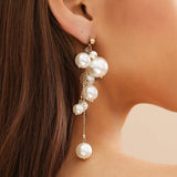 IMITATION PEARL TASSEL PENDANT EARRINGS_CWAJE1155