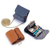 FASHION LEATHER CHAIN PURSE LIP COIN CASE_CUAB00381