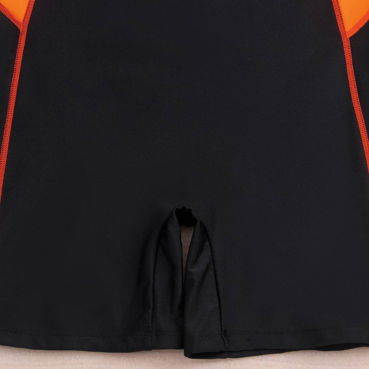 COLORBLOCK BOXER CONSERVATIVE ONE PIECE SWIMSUIT_CWMW0302