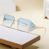 SQUARE FRAME SUNGLASSES SUN PROTECTION SUNGLASSES_CWASG0640