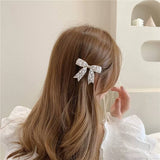 PEARL BOW HAIR CLIP 5 5CM ELEGANT SPRING CLIP_CWAHA4676