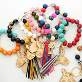 COWBOY TASSEL PENDANT WITH COW HEAD KEYCHAIN_CWMM6869