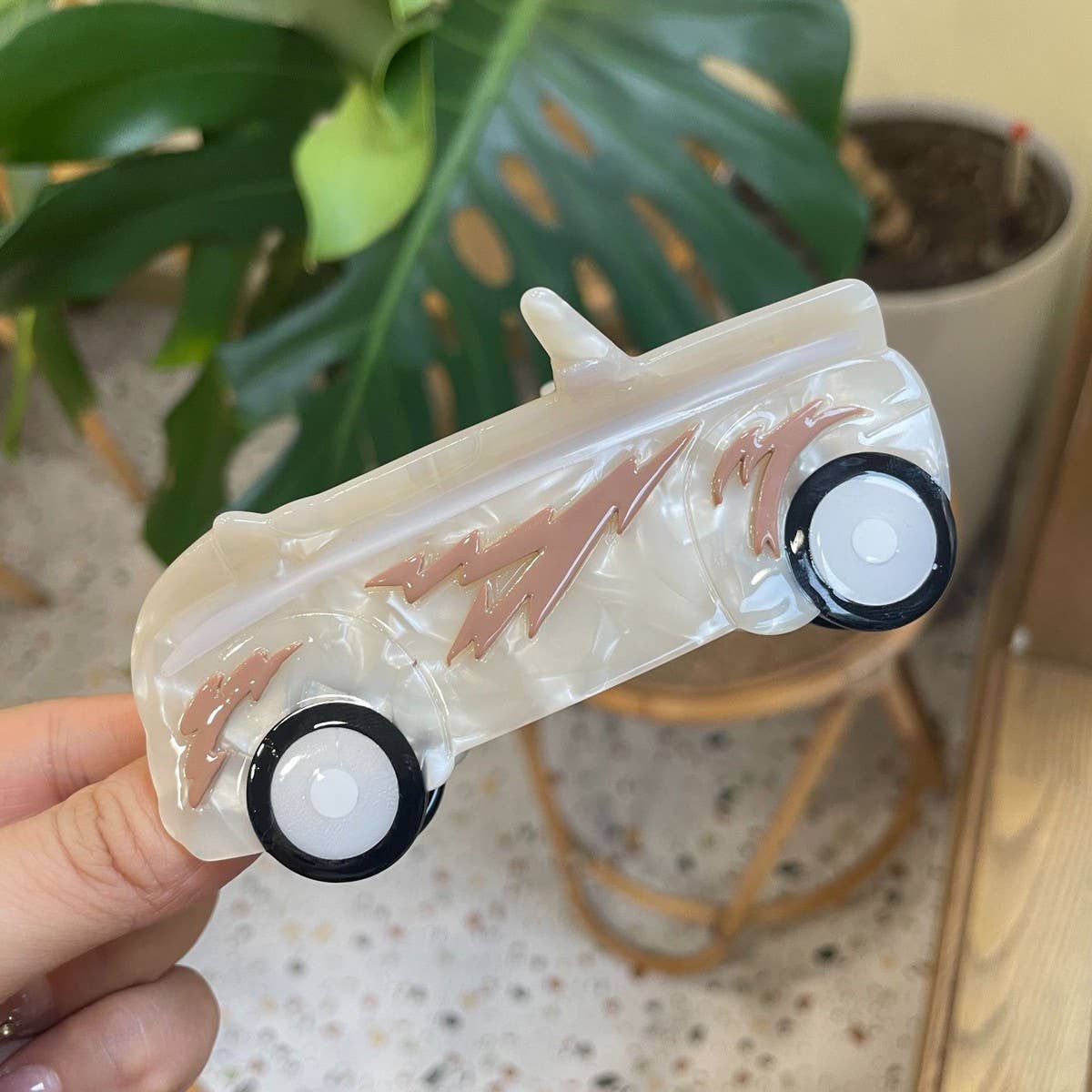 Vintage Vehicle Acetate Hair Claw 8Cm Fun Clip_Cwasc1598