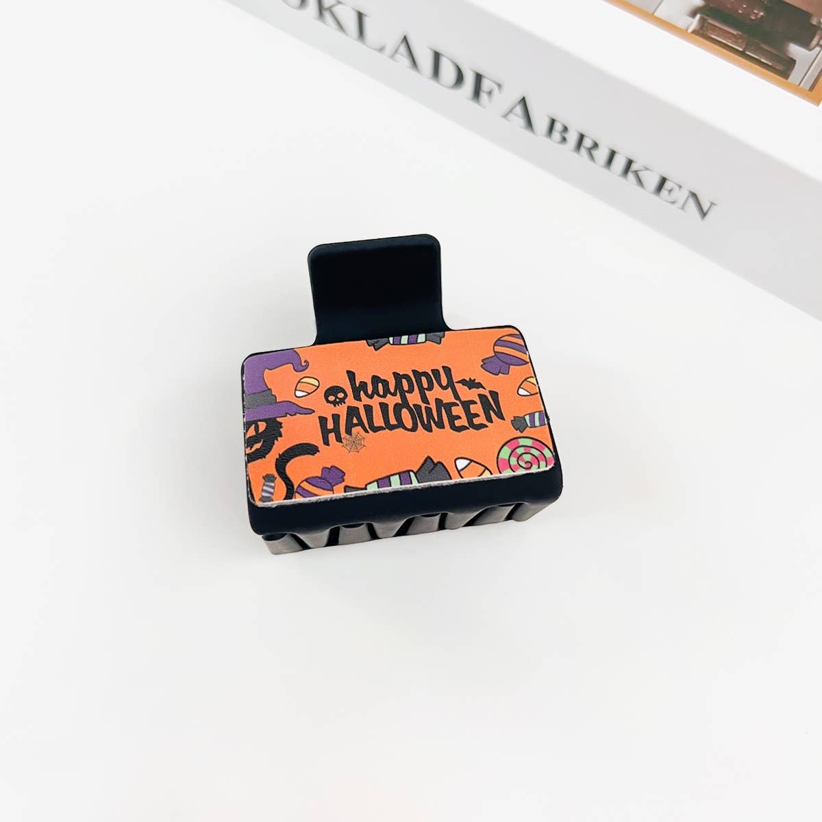 GOTHIC HALLOWEEN CLAW CLIP PUMPKIN GHOST DESIGN_CWAHA1443