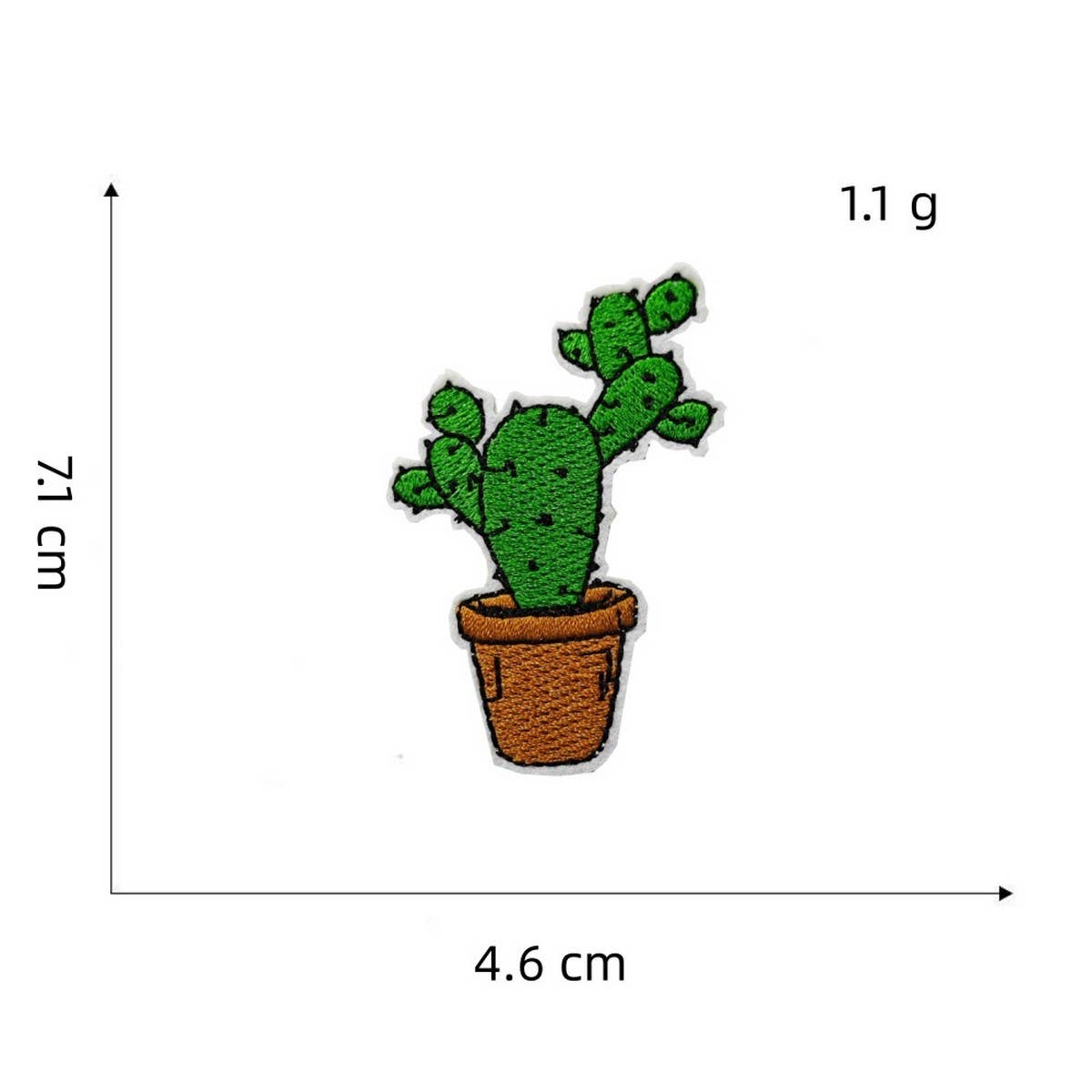 GREEN SERIES CARTOON EMBROIDERED PATCH_CWMM4031