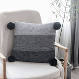 GRADIENT HERRINGBONE COTTON CABLE KNITTED PILLOW_CWMM2385