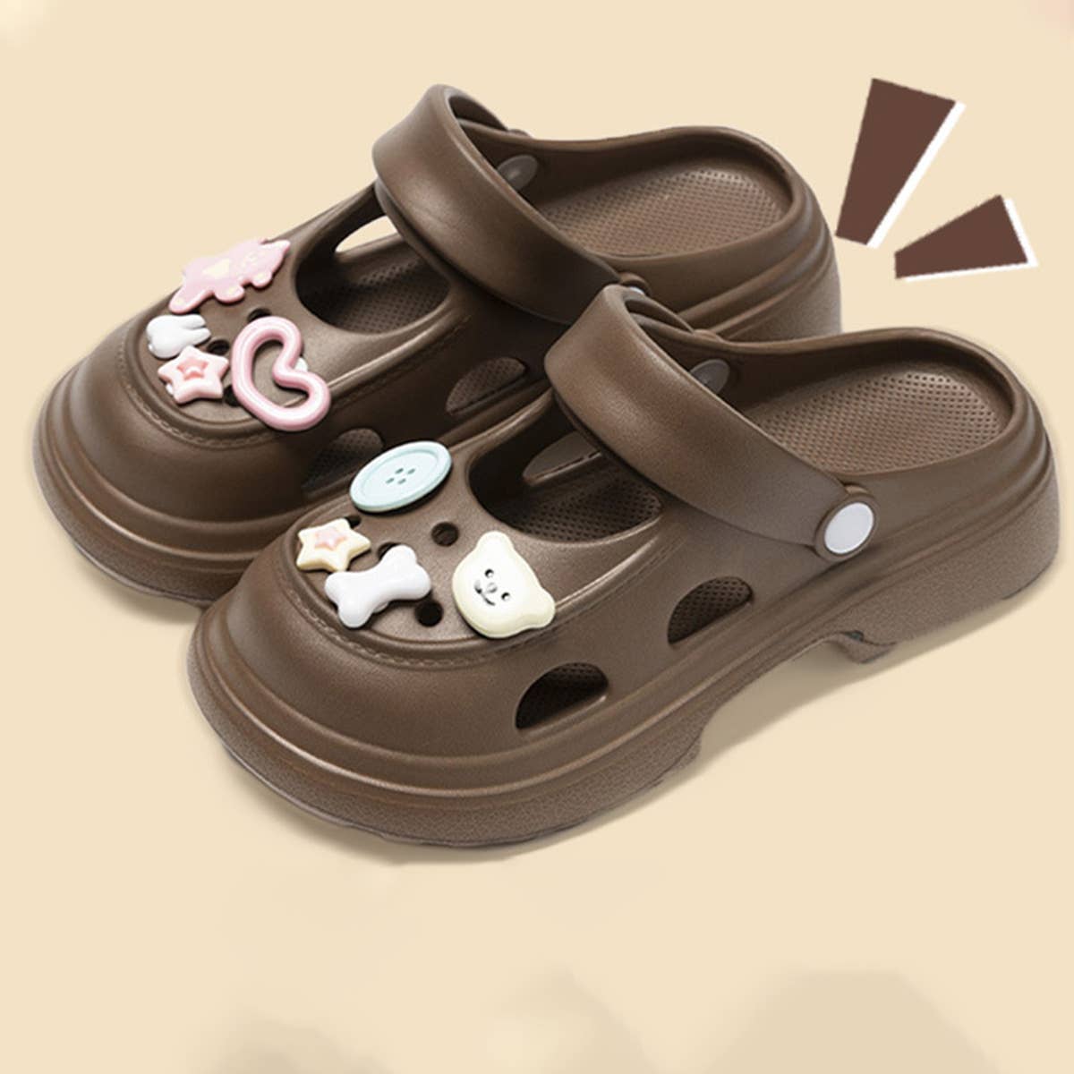 CUTE NON SLIP AND ODOR RESISTANT HOLE SANDALS_CWSHS0810