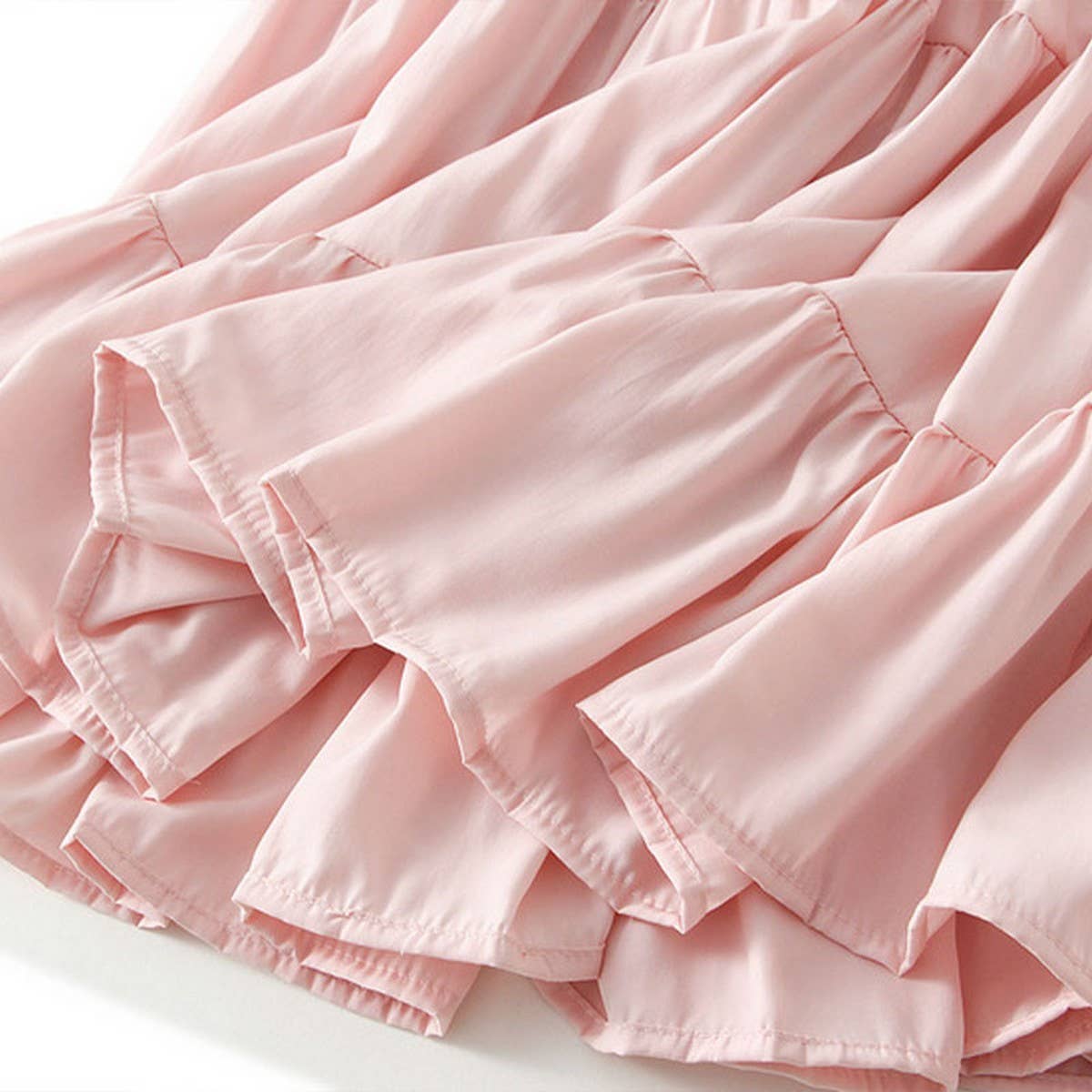 GENTLE AND SWEET LONG SLEEVED CAKE SKIRT_CWBMS0320