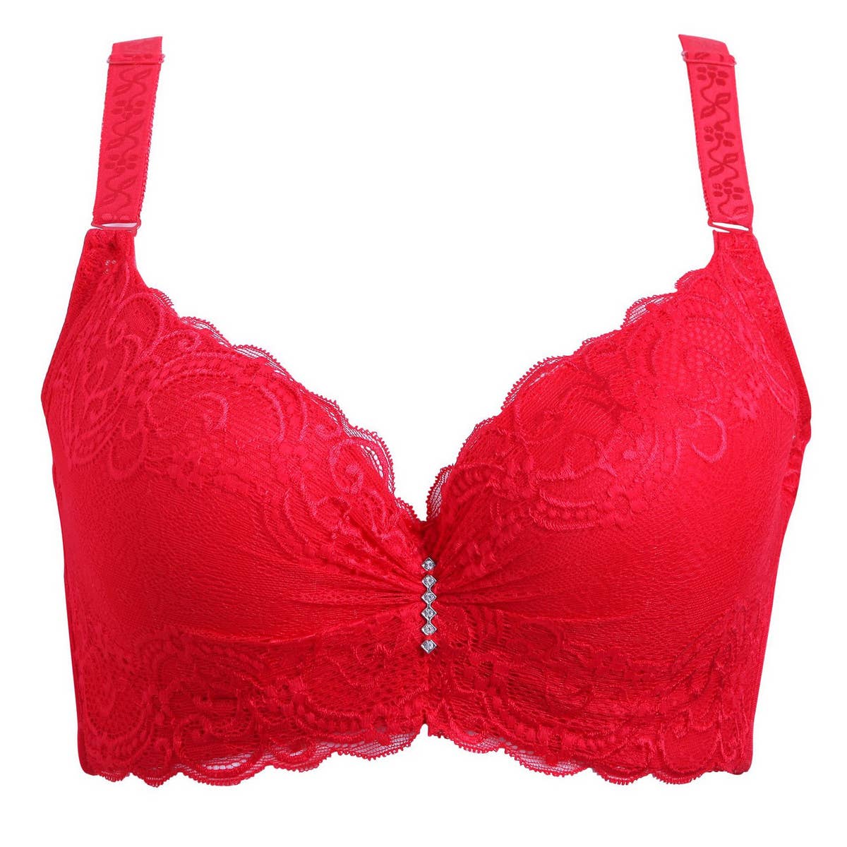 Women Adjustable Plus-Size Lace Bra_Cwmu0112