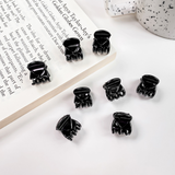 MINI 1 5CM HAIR CLAW TORTOISE BLACK BANG CLIPS_CWAHA0719