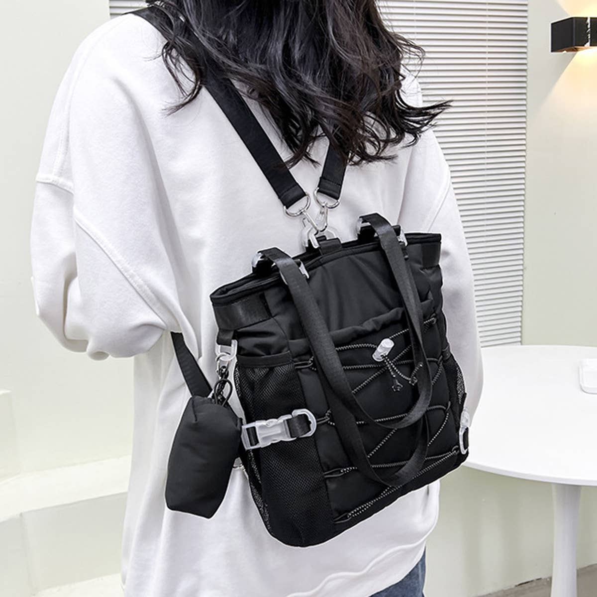 New Drawstring Backpack Shoulder Bag_Cwab1752
