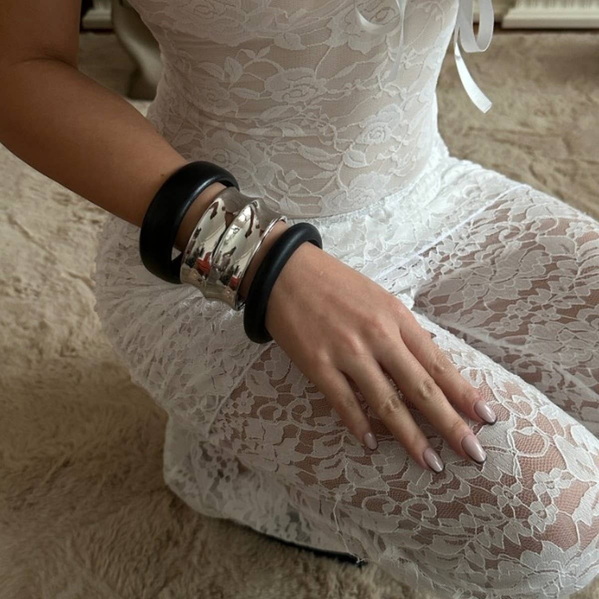 PERSONALIZED NEW OPEN BRACELET RETRO BRACELET_CWMM3094