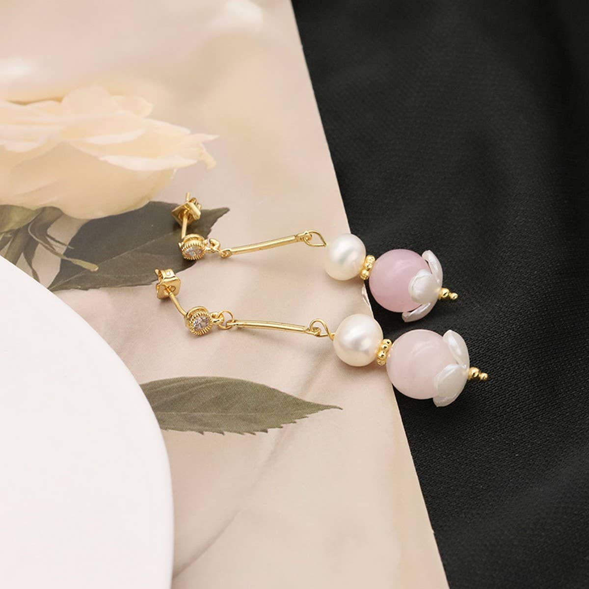 NEW DESIGN LONG FOREST PEARL EARRINGS FOR WOMEN_CWAJE3799