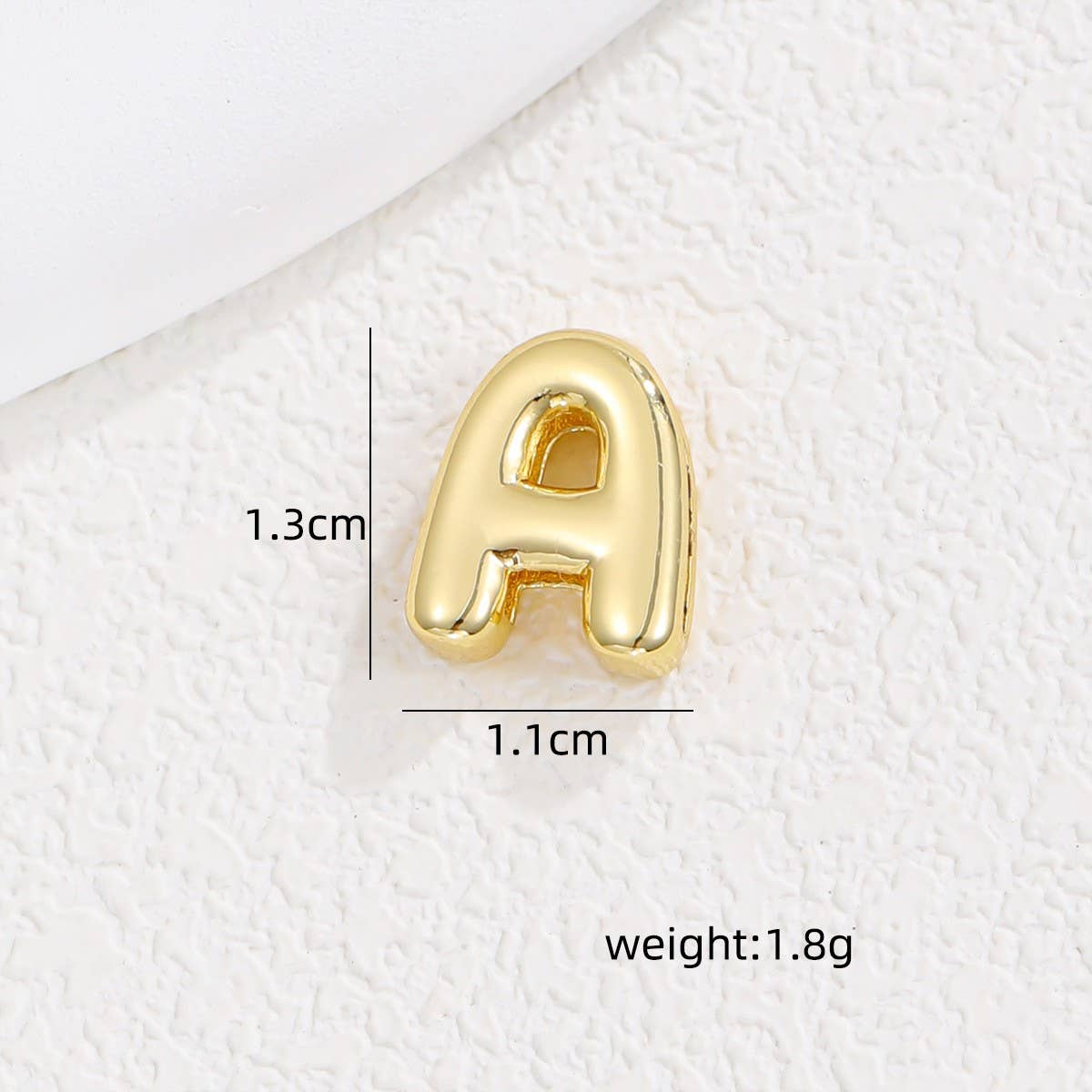 SIMPLE SMOOTH 26 LETTERS PENDANT NECKLACE_CWMM5874