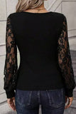 Women Lace Long Sleeve Blouse_Cwtbll0373