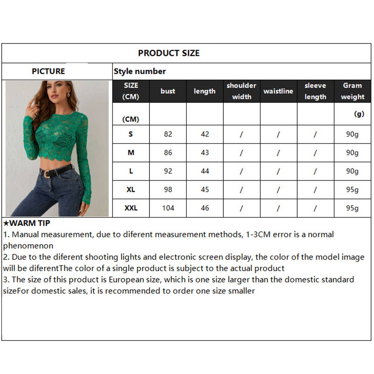 LACE FLORAL PRINT CROPPED SLIM FIT T SHIRT TOP_CWTBLL3431