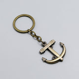 SIMPLE CREATIVE BRONZE SAILBOAT CAR KEYCHAIN_CWMM4718