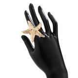 NEW BEACH IMITATION PEARL ADJUSTABLE ALLOY RING_CWMM3237