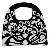 Women Fashion Pattern Knitted Design Tote Bag_Cwab0861