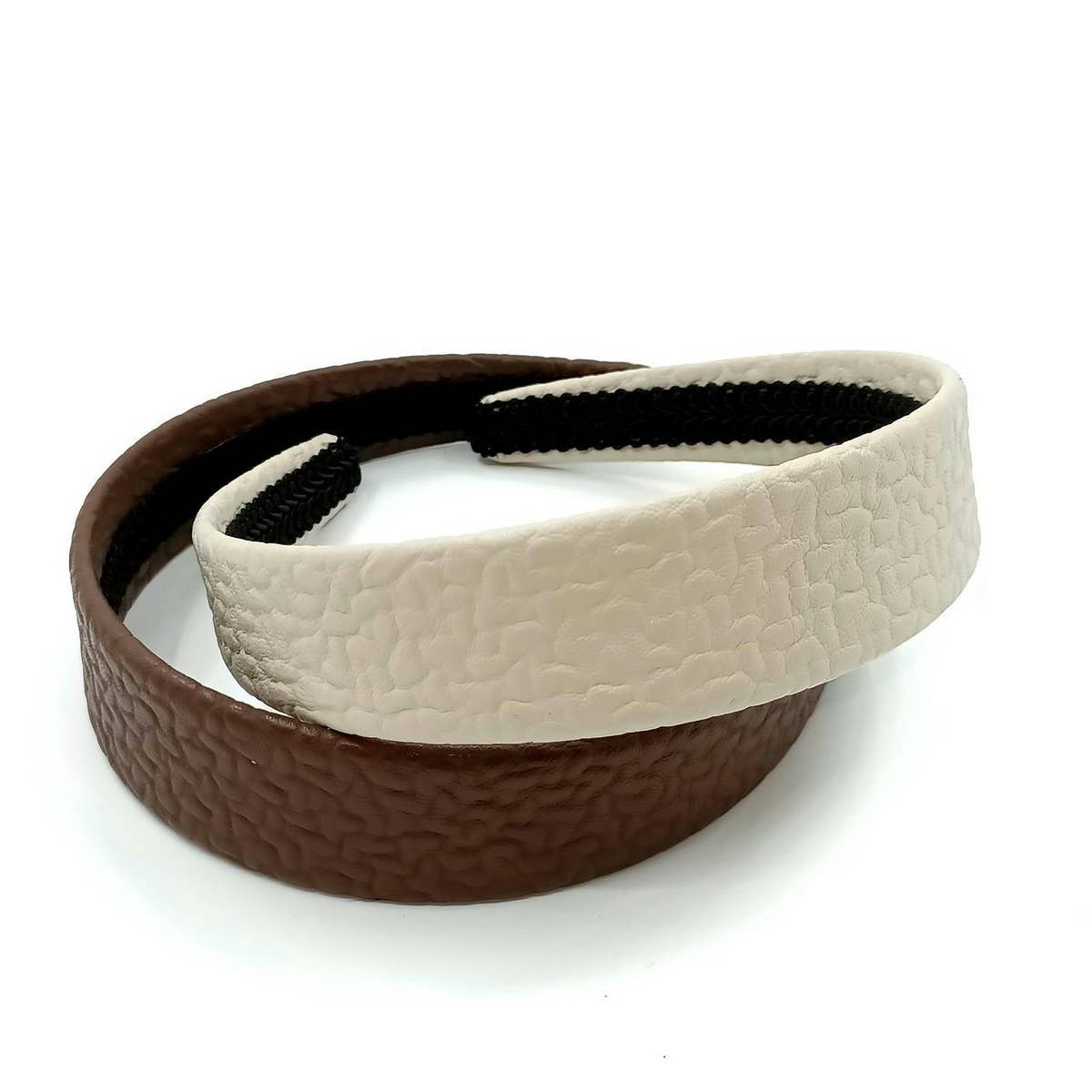 SIMPLE CHIC 3CM PU BUBBLE PATTERN HAIRBAND_CWAHA6329