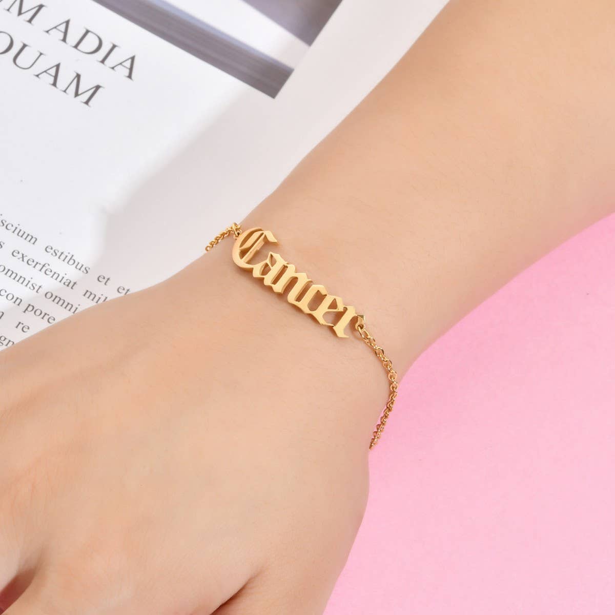 STAINLESS STEEL LUCKY BEADS CONSTELLATION BRACELET_CWMM2723