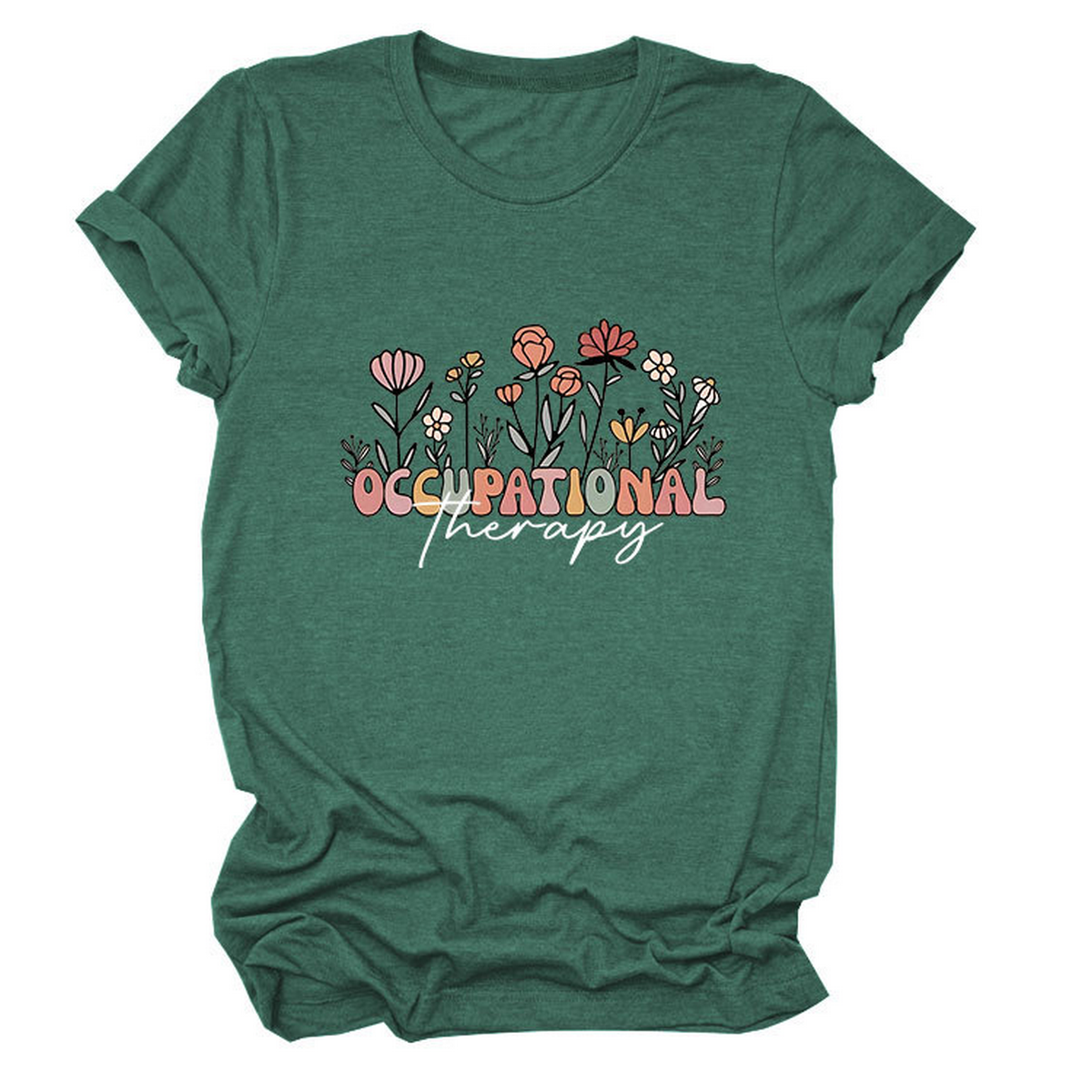 CASUAL CREW NECK TEE OCCUPATIONAL THERAPY THEME_CWTTS1531
