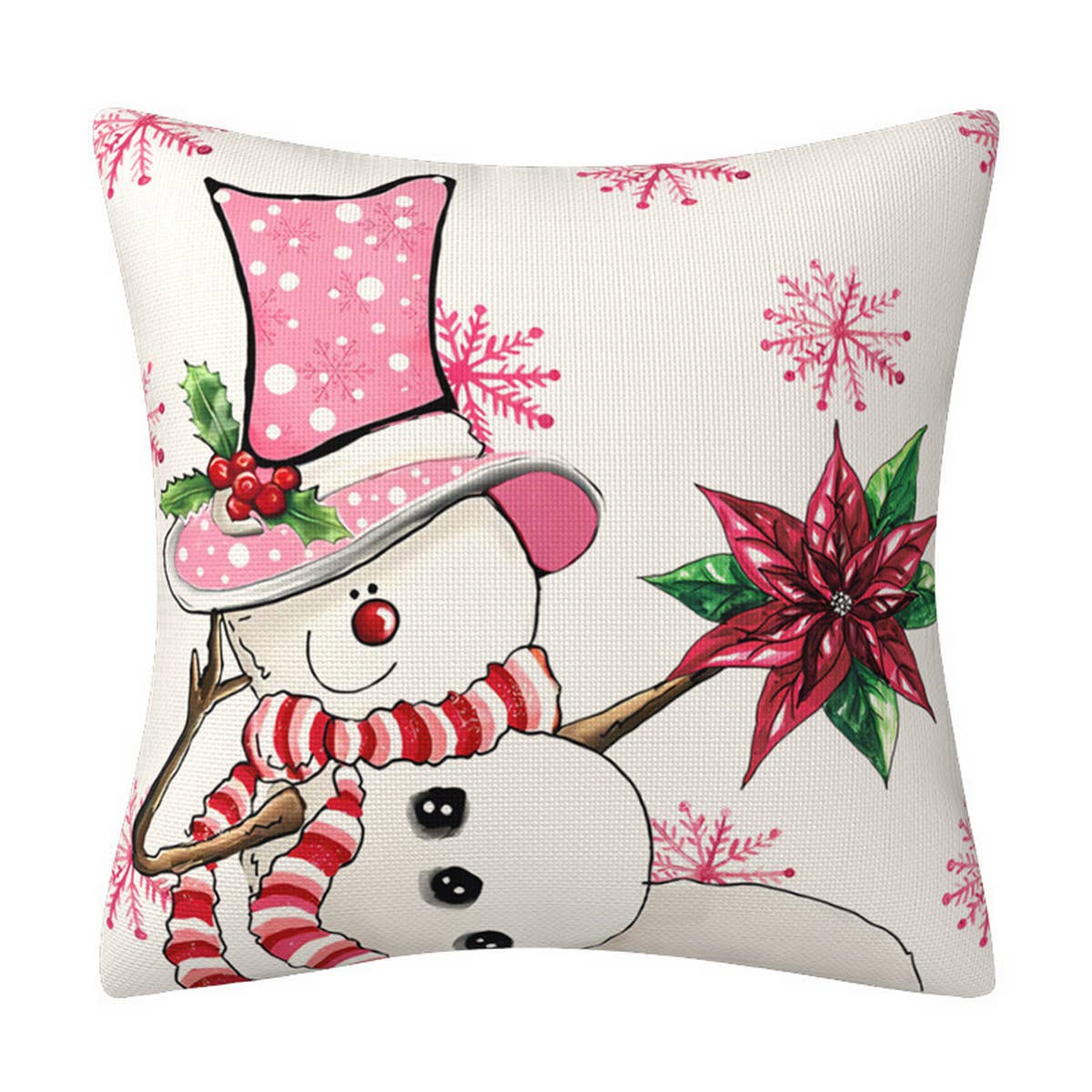NEW ARRIVAL PINK SANTA CLAUS PILLOWCASE_CWMM1384