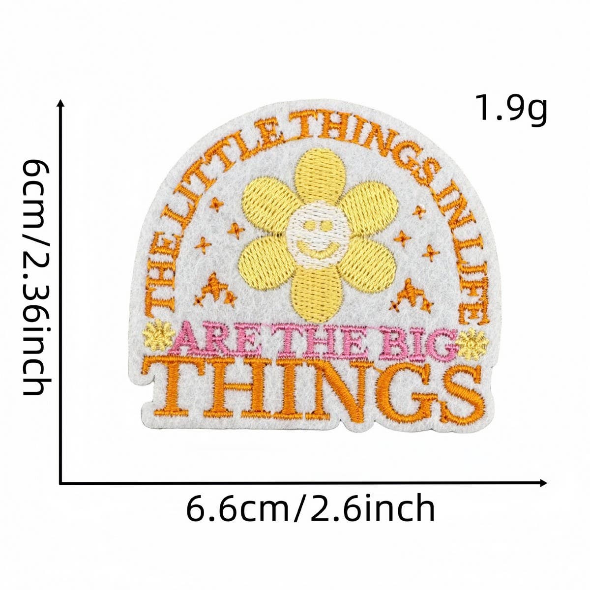 PERSONALIZED COLORFUL ENGLISH EMBROIDERY PATCH_CWMM4029