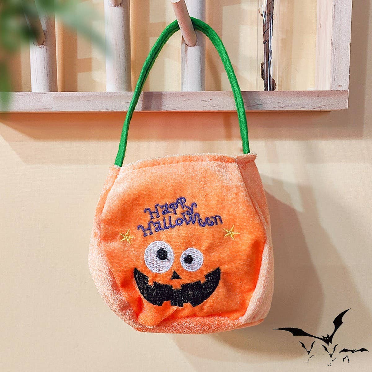 Cwab2572_Halloween Pumpkin Candy Tote Gift Bag