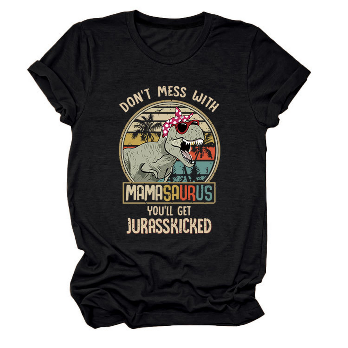 STYLISH WOMENS TEE DONT MESS WITH PRINT_CWTTS1524