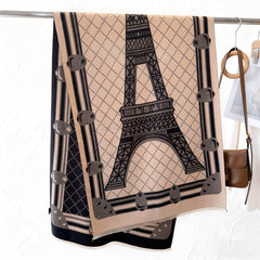Colorblock Reversible Cashmere Feel Scarf_Cwasc03455