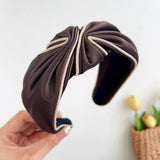 Elegant Satin Cross Knot Wide Hair Hoop_Cwaha07369