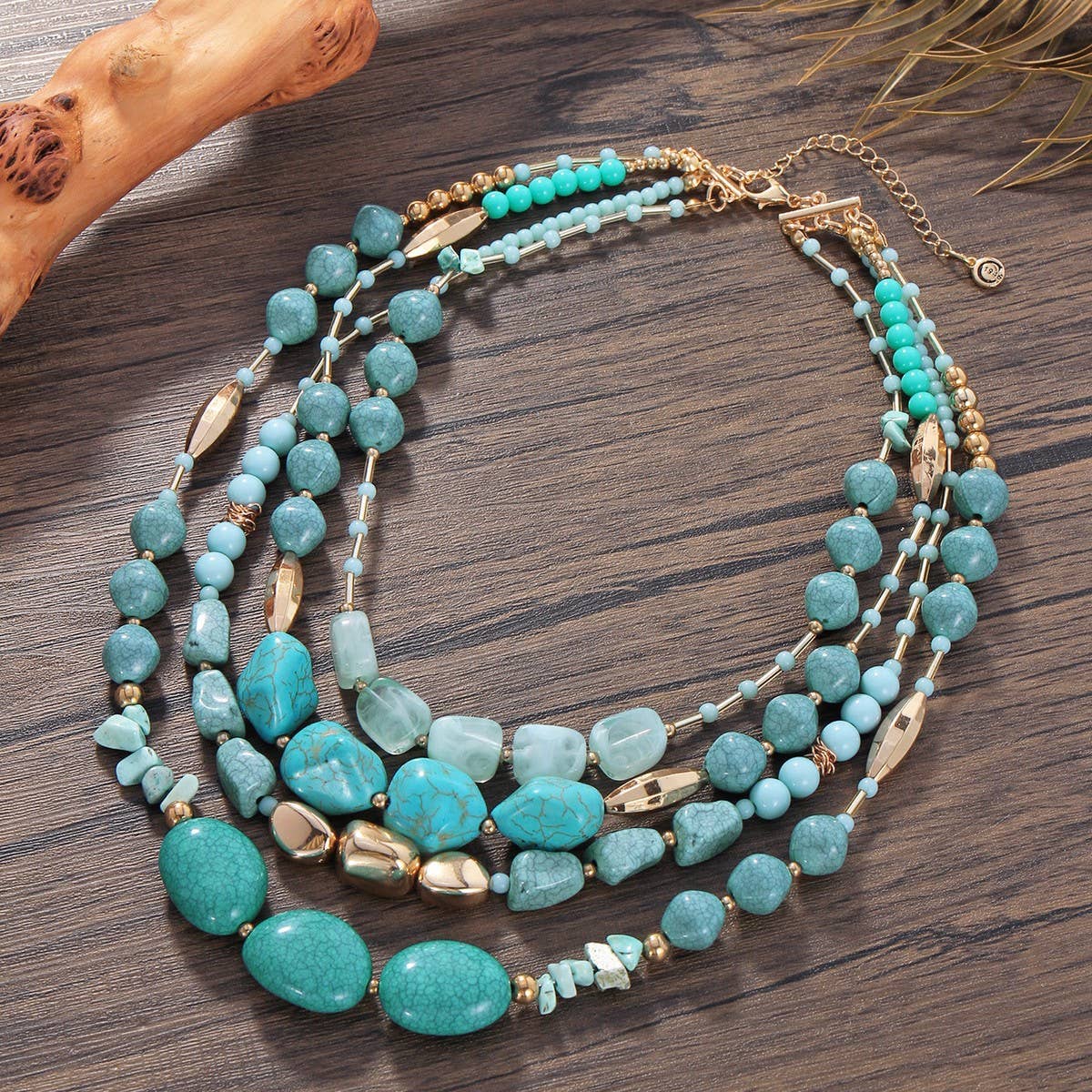 MULTI LAYERED BEADED FASHION NECKLACE_CWAJE1563