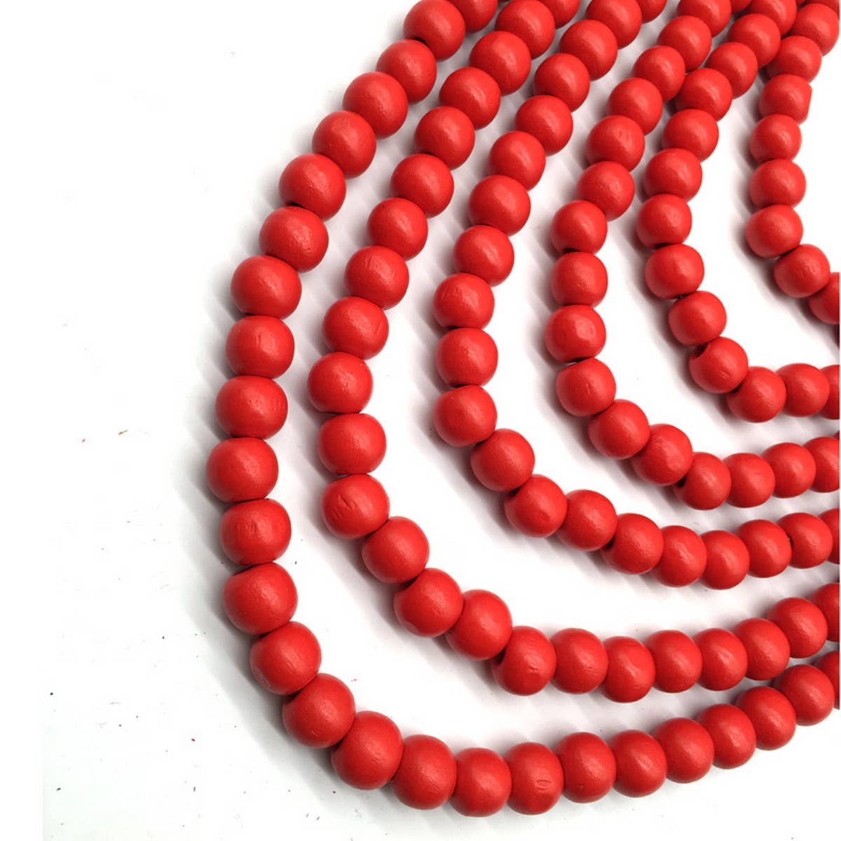 ETHNIC STYLE MULTI LAYER WOODEN BEADS NECKLACE_CWMM4979