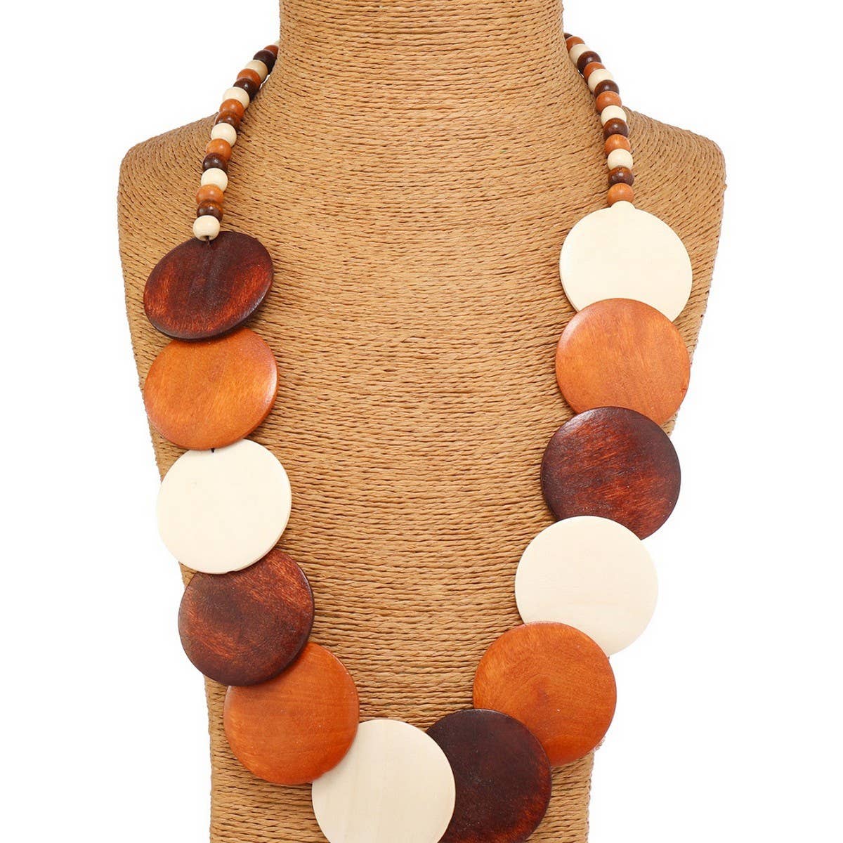 RETRO ETHNIC STYLE HAND WOVEN BEADED NECKLACE_CWMM4441