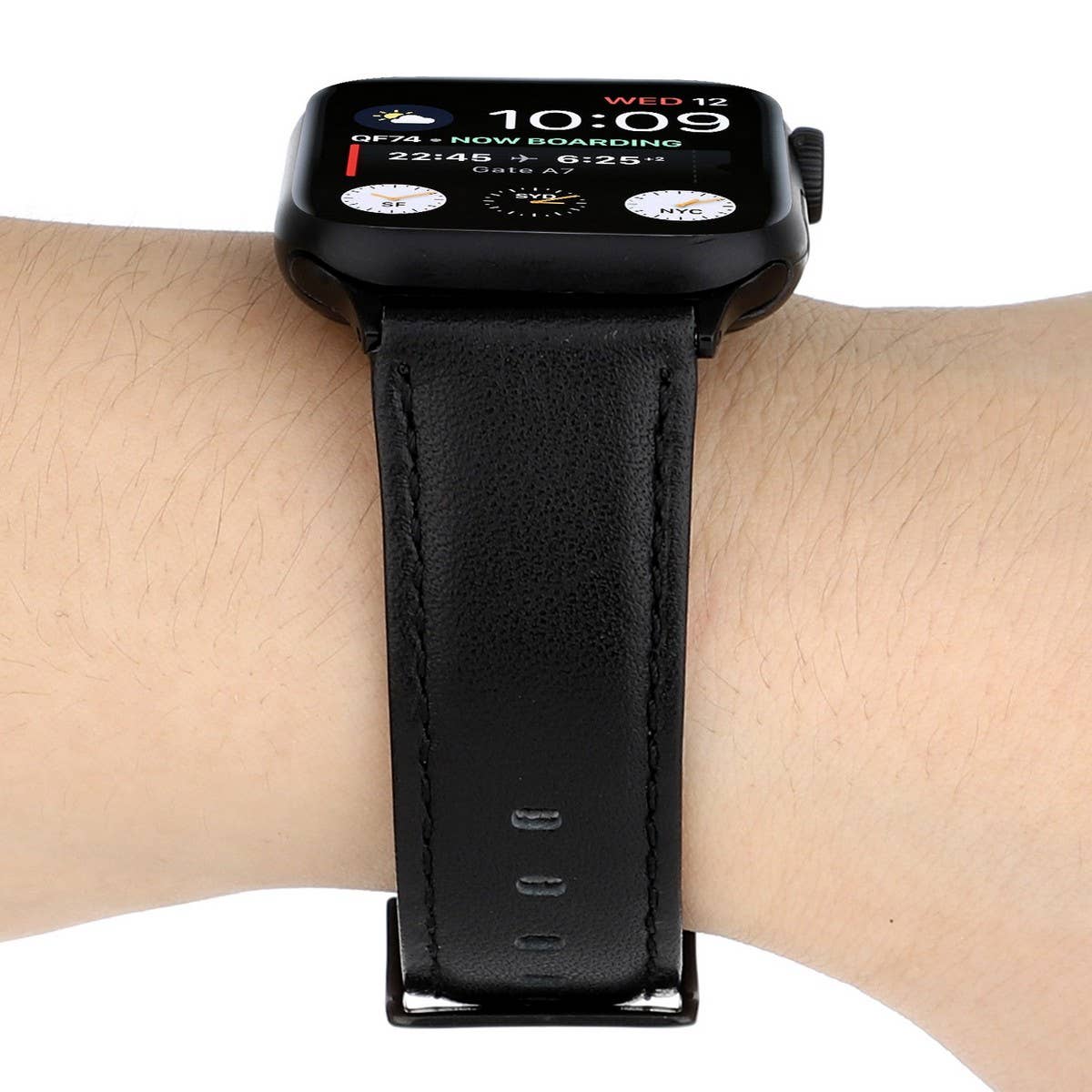 IWATCH7 1 SE CRAZY HORSE WAX LEATHER STRAP_CWWW0079
