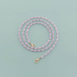 RAINBOW BEAD LONG BEADED CHAIN BAG STRAP_CWMM5114