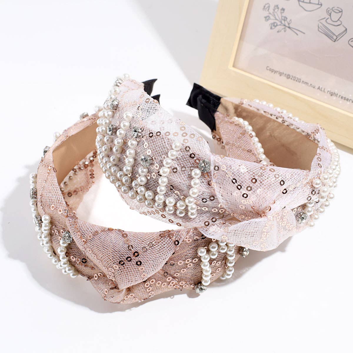 HIGH HEAD PRESSURE MESH KNOTTED HEADBAND_CWAHA2313